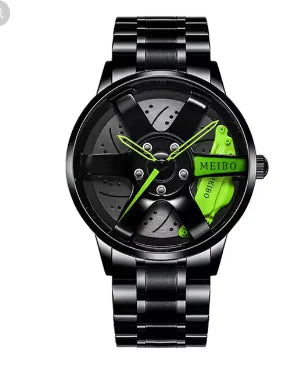 New Fashion Casual Car Wheel Hub Caliper Design Watches Men